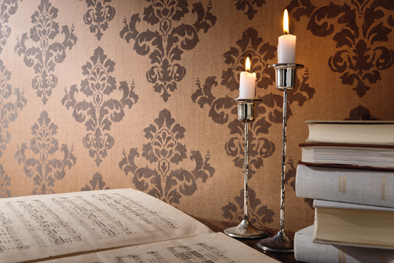 Detail image of Fuggerhaus wallcovering Arietta which is part of the collection Ensemble.