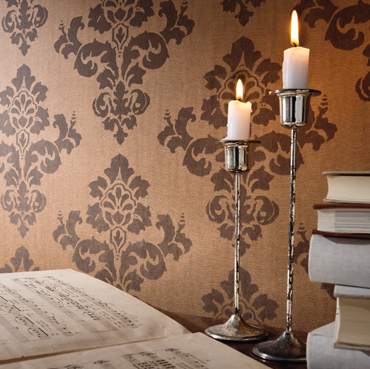 Detail image of Fuggerhaus wallcovering Arietta which is part of the collection Ensemble.