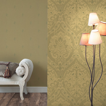 Fuggerhaus wallcoverings Palazzo and Lilia which are part of the collection Palazzo d'oro.