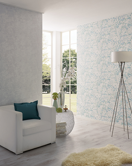 Fuggerhaus wallcoverings Wildflower and Glow which are part of the collection Secret Garden.