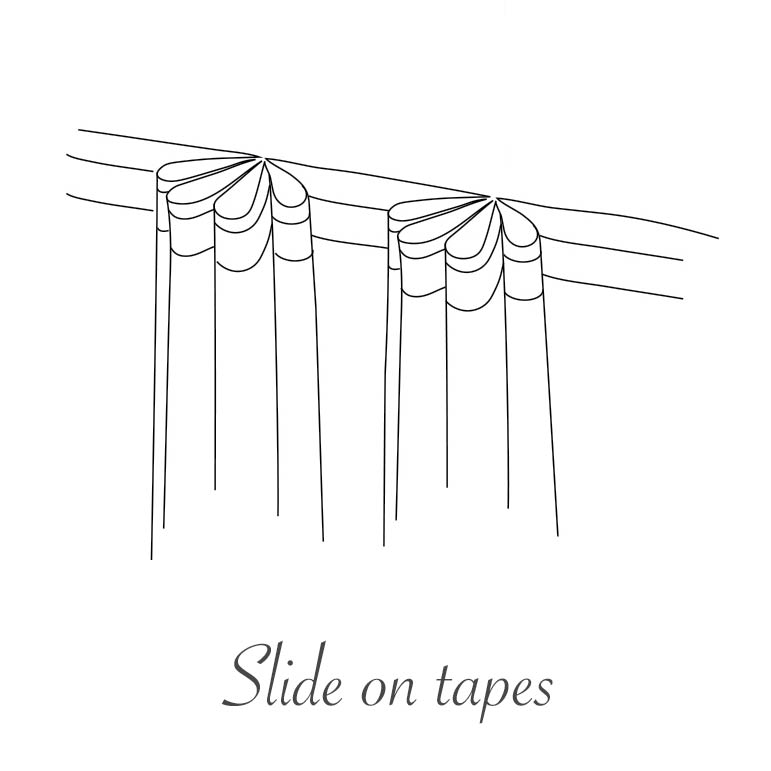 Slide on tapes